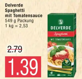 Marktkauf Delverde Spaghetti mit Tomatensauce 549g Angebot