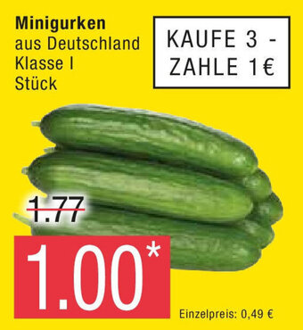 Marktkauf Minigurken Angebot
