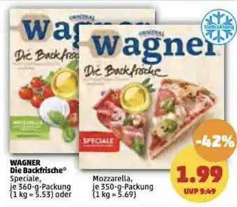 PENNY WAGNER Die Backfrische*360 g Packung Angebot