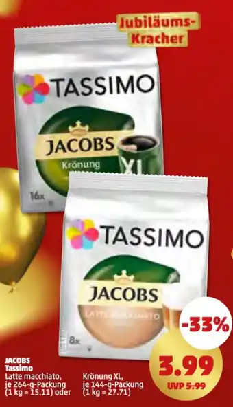 PENNY JACOBS Tassimo 264 g Packung Angebot