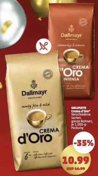 PENNY DALLMAYR Crema d'Oro je 1.000-g-Packung Angebot