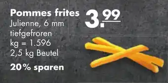 Handelshof Pommes frites 2,5kg Beutel Angebot