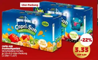 PENNY CAPRI-SUN Fruchtsaftgetränk je 10 x 0,2-Liter-Packung Angebot