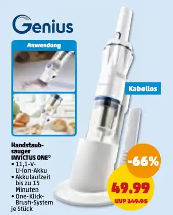 PENNY Genius Handstaub-sauger INVICTUS ONE* Angebot