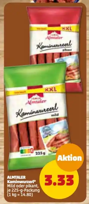 PENNY ALMTALER Kaminwurzert* 225-g-Packung Angebot