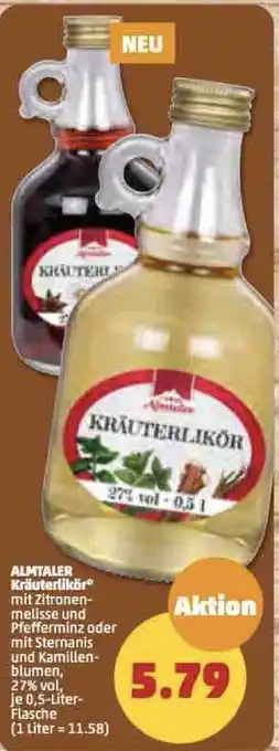 PENNY ALMTALER Kräuterlikör 0,5 Liter Flasche Angebot