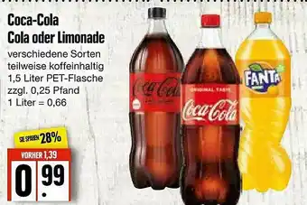 Edeka Frischemarkt Coca-cola Cola Oder Limonade Angebot