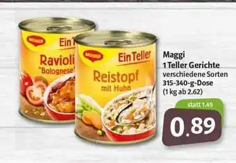 Nah & Frisch Maggi 1 Teller Gerichte Angebot