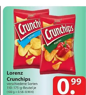 Famila Nord Ost Lorenz Crunchips Angebot