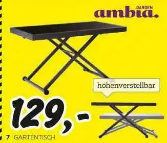 XXXLutz Ambia Gartentisch Angebot