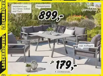 XXXLutz Amalio 2x 2-sitzer, Eckteil Und Tisch Angebot