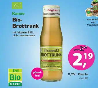 Erdi Biomarkt Kanne Bio-brottrunk Angebot