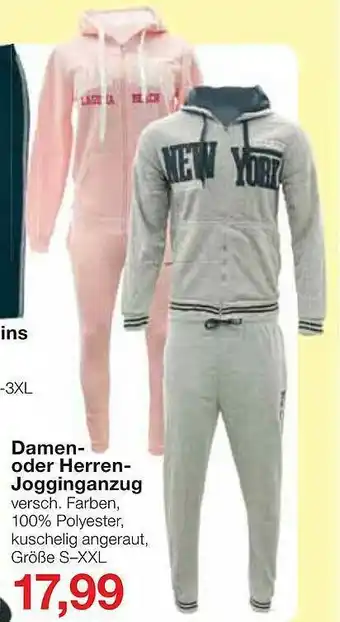 Jawoll Damen Oder Herren Jogginganzug Angebot