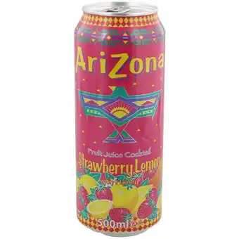 Action Arizona Fruit Juice Cocktail Strawberry Lemon Angebot