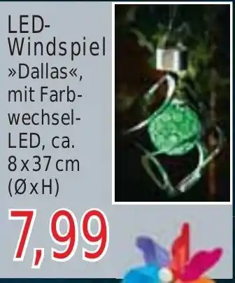 Wiglo Wunderland LED-Windspiel >>Dallas<< Angebot