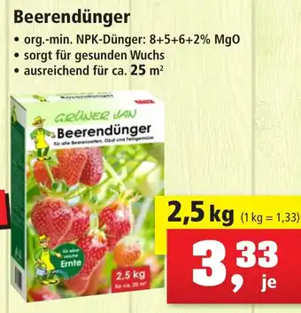 Thomas Philipps Grüner Jan Beerendünger 2,5 kg Angebot