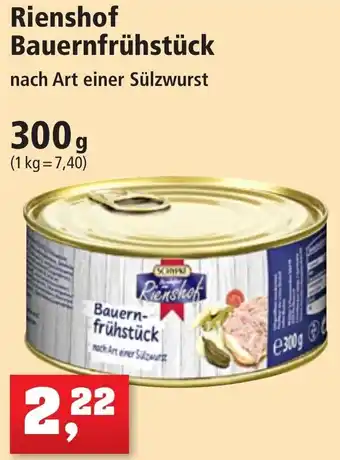 Thomas Philipps Rienshof Bauernfrühstück 300 g Angebot