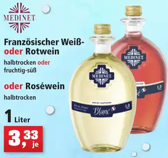 Thomas Philipps MEDINET Französischer Weiß oder Rotwein oder Roséwein 1 Liter Angebot