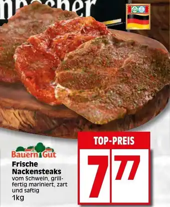 Elli Markt Bauern Gut Frische Nackensteaks 1kg Angebot