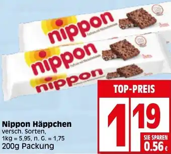 Elli Markt Nippon Häppchen 200g Packung Angebot