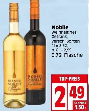 Elli Markt Nobile weinhaltiges Getränk 0,75 L Flasche Angebot