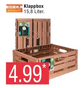 Marktkauf EDEKA Zuhause Klappbox 15,8 Liter. Angebot