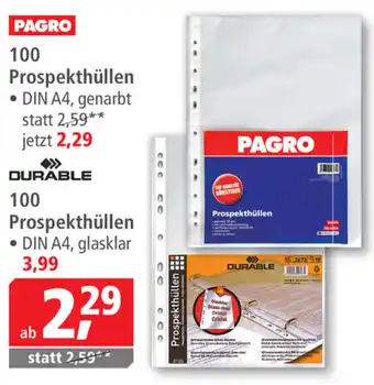 Pfennigpfeiffer Pagro 100 Prospekthüllen Angebot