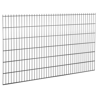 toom Baumarkt Doppelstabmatte 'ivar' stahl anthrazitfarben 200 x 123 cm Angebot