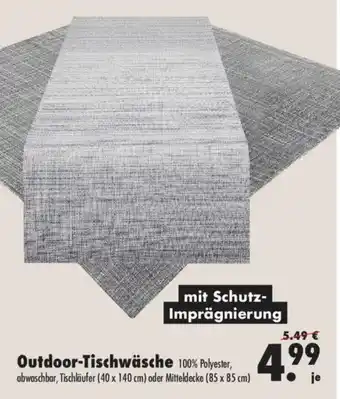 Mäc Geiz Outdoor Tischwäsche Angebot