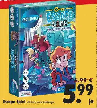 Mäc Geiz Escape Spiel Angebot