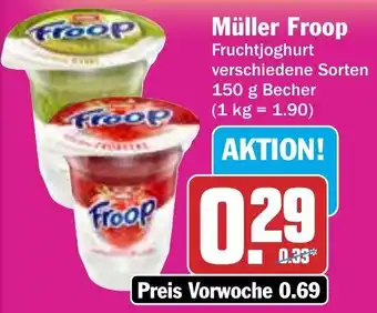 Hit Müller Froop 150 g Becher Angebot