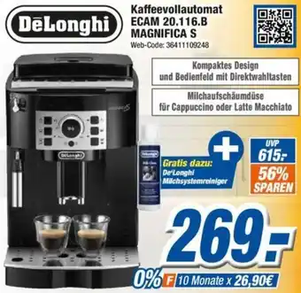 Expert DeLonghi Kaffeevollautomat ECAM 20.116.B MAGNIFICA S Angebot