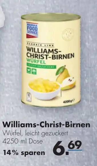 Handelshof Williams Christ Birnen 4250ml Angebot