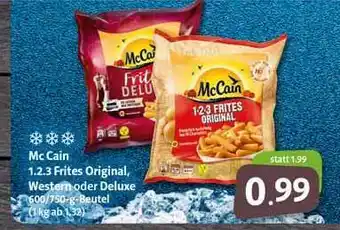 Nah & Frisch McCain 1-2-3 Frites Original, Western oder Deluxe Angebot