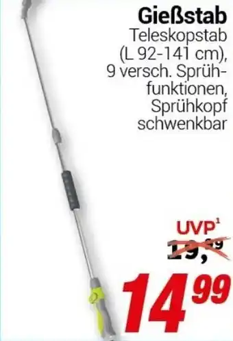 CENTERSHOP Gießstab L 92-141 cm Angebot