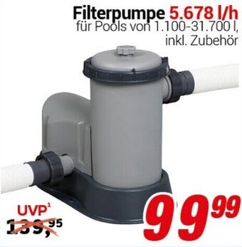 CENTERSHOP Filterpumpe 5.678 l/h Angebot