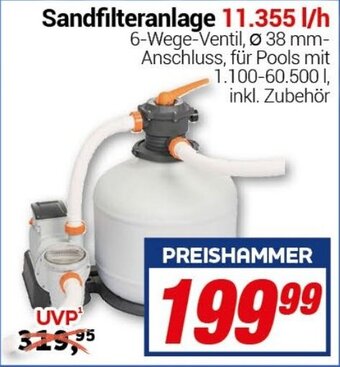 CENTERSHOP Sandfilteranlage 11.355 l/h Angebot