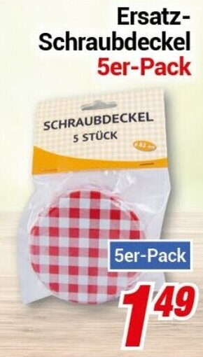 CENTERSHOP Ersatz-Schraubdeckel 5er-Pack Angebot