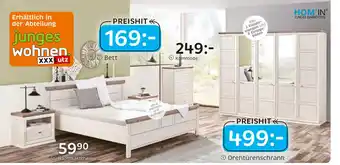 XXXLutz Drehtürenschrank  oder Bett Angebot