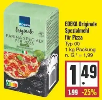 Edeka EDEKA Originale Spezialmehl für Pizza 1 kg Packung Angebot