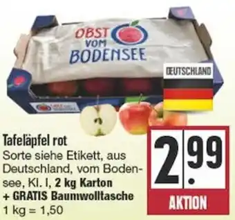 Edeka Tafeläpfel rot 2 kg Angebot