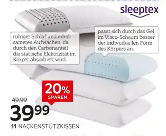 XXXLutz Sleeptex Nackenstützkissen Angebot