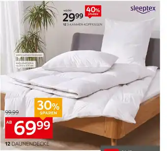 XXXLutz Sleeptex Daunendecke Angebot