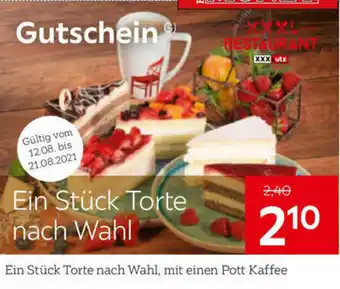 XXXLutz Ein Stück Torte nach Wahl Angebot