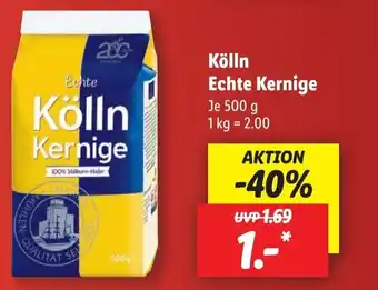 Lidl Kölln Echte Kernige 500g Angebot