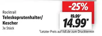 Lidl Rocktrail Teleskoprutenhalter/ Kescher Angebot