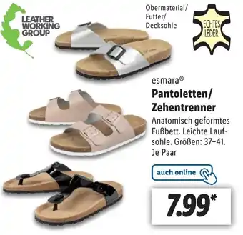 Lidl Pantoletten/ Zehentrenner Angebot