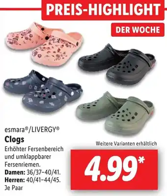 Lidl Clogs Angebot