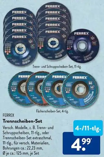 Aldi Süd FERREX Trennscheiben-Set Angebot