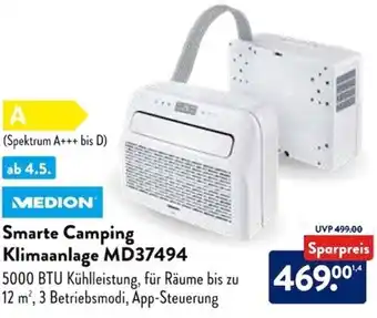 Aldi Süd Smarte Camping Klimaanlage MD37494 Angebot